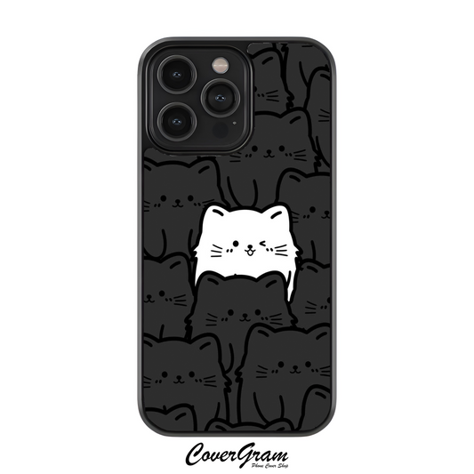 Case / Cute White Cat